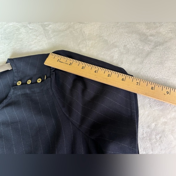 LOFT Mini Dress Size 6 Short Sleeves Dark Blue - Picture 7 of 13